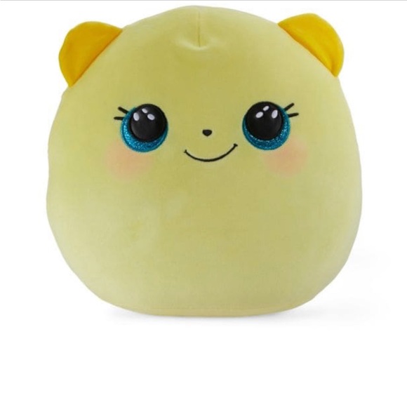 *FREE! with $9 purchase” Ty Squish-A-Boos™ Buttercup Yellow Bear (14”) - Picture 6 of 6